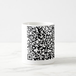 Aangepaste QR-code Uw grappige mok cadeau Kleuren 