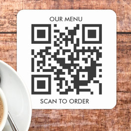 Aangepaste QR-code Vinyl Sticker