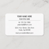 Aangepaste QR Code Visitekaartje Ontwerp uw eigen (Voorkant)