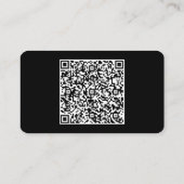 Aangepaste QR Code Visitekaartje Ontwerp uw eigen (Achterkant)