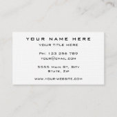 Aangepaste QR-code Visitekaartje uw eigen ontwerp (Voorkant)