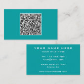 Aangepaste QR-code Visitekaartje uw eigen ontwerp (Voorkant / Achterkant)