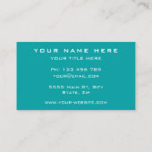 Aangepaste QR-code Visitekaartje uw eigen ontwerp (Achterkant)