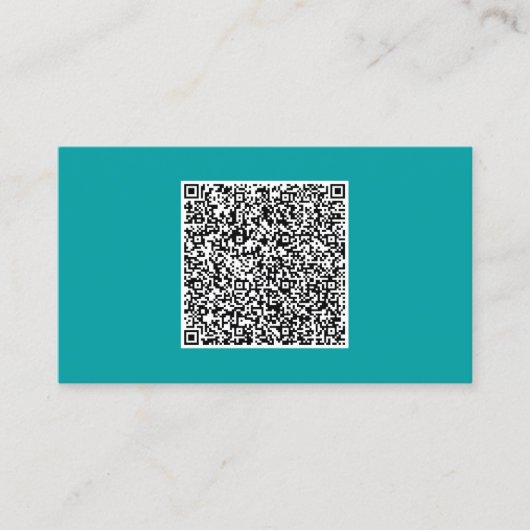 Aangepaste QR-code Visitekaartje uw eigen ontwerp (Voorkant)