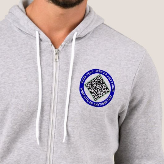 Aangepaste QR-code voor bedrijven (Scan Me) Hoodie
