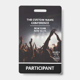 Aangepaste QR-code voor conferentiedeelnemer Badge