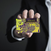 Aangepaste QR-code voor groene, moderne printkaart Visitekaartje