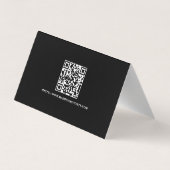 Aangepaste QR-code voor handhaving door politieafd Visitekaartje (Achterkant)
