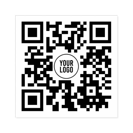 Aangepaste QR-code voor Logo Rubberstempel (Afrduk)