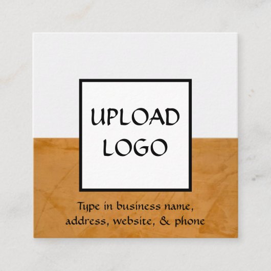 Aangepaste QR-code voor logo van makelaar Contactkaartje (Voorkant)
