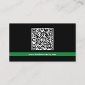 Aangepaste QR-code voor militair politieman grensp Visitekaartje (Achterkant)