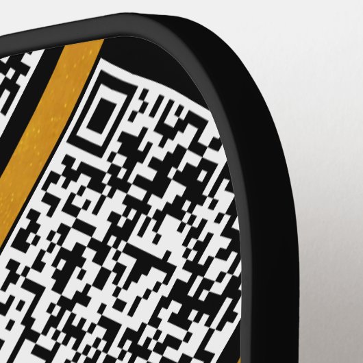 Aangepaste QR-code voor speciale acties - Modern e Pickleball Paddle (Links Detail)