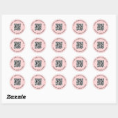 Aangepaste QR-code winkel sticker (Vel)