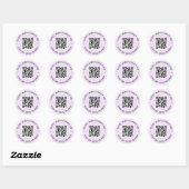 Aangepaste QR-code winkel sticker (Vel)