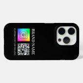 Aangepaste QR-code Zakelijk Logo Branding iPhone h Case-Mate iPhone Case (Achterkant (horizontaal))