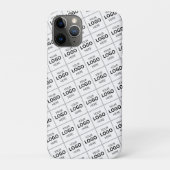 Aangepaste QR-code Zakelijk Logo Naam Sjabloon Case-Mate iPhone Case (Achterkant)