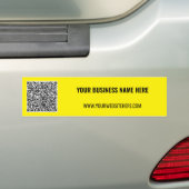 Aangepaste QR-code Zakelijke bumpersticker sjabloo (Op auto)
