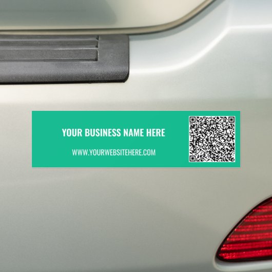 Aangepaste QR-code Zakelijke bumperstickers Voorbe (Op auto)