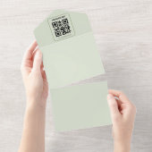 Aangepaste QR-code zakelijke naam sjabloon (Afscheurbaar)