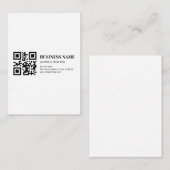 Aangepaste QR-code zakelijke naam sjabloon (Voorkant / Achterkant)