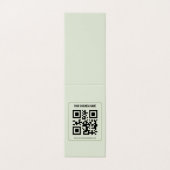 Aangepaste QR-code zakelijke naam sjabloon (Buitenkant ongevouwen)