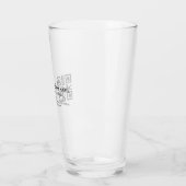 Aangepaste QR-code zakelijke naam sjabloon Glas (Links)