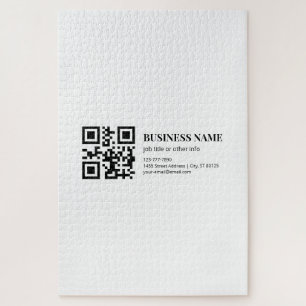 Aangepaste QR-code zakelijke naam sjabloon Legpuzzel