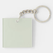 Aangepaste QR-code zakelijke naam sjabloon Sleutelhanger (Achterkant)