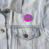 Aangepaste QR-code Zakelijke Promotieknop Voorbeel Ronde Button 3,2 Cm (In situ)