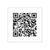 Aangepaste QR-Code zakelijke rubberstempel (Afrduk)