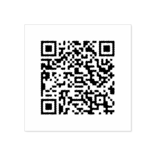 Aangepaste QR-Code zakelijke rubberstempel (Afrduk)