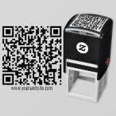 Aangepaste QR-code Zelfinktende Stempel