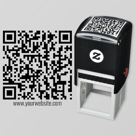 Aangepaste QR-code Zelfinktende Stempel