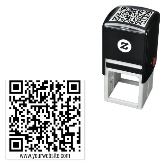 Aangepaste QR-code Zelfinktende Stempel (In situ)