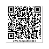 Aangepaste QR-code Zelfinktende Stempel (Design)