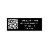 Aangepaste QR-codenaam Adres Kleur Rubber Stamp Rubberstempel (Afrduk)