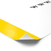 Aangepaste QR-codetekst Moderne zakelijke voetafdr Perfect Poster (Hoek)