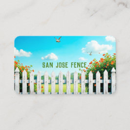 Aangepaste QR Fence Building & Reparatie Visitekaartje