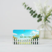 Aangepaste QR Fence Building & Reparatie Visitekaartje (Staand voorkant)