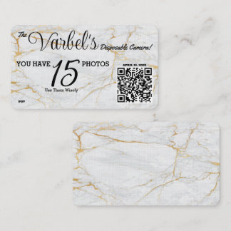 Aangepaste QR-Kaarten voor feestfoto's Plaatskaartje