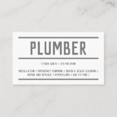 Aangepaste QR-leidingen Visitekaartje (Voorkant)