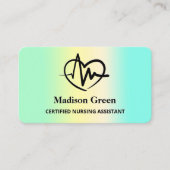 Aangepaste QR Nursing CNA Visitekaartje (Voorkant)