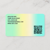 Aangepaste QR Nursing CNA Visitekaartje (Achterkant)