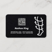 Aangepaste QR-premie voor fysiotherapie Visitekaartje (Voorkant)