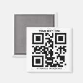 Aangepaste QR-promo Magnet (Voorkant / Achterkant)