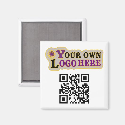 Aangepaste QR-promo Magnet (Voorkant / Achterkant)