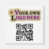 Aangepaste QR-promo Magnet (Voorkant)