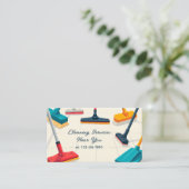 Aangepaste QR-reiniging Visitekaartje (Staand voorkant)