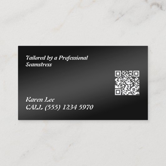 Aangepaste QR Rioolaanpassing & Wijzigingen Visitekaartje (Achterkant)