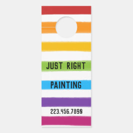 Aangepaste QR-schilder Deurhanger